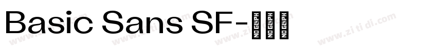 Basic Sans SF字体转换